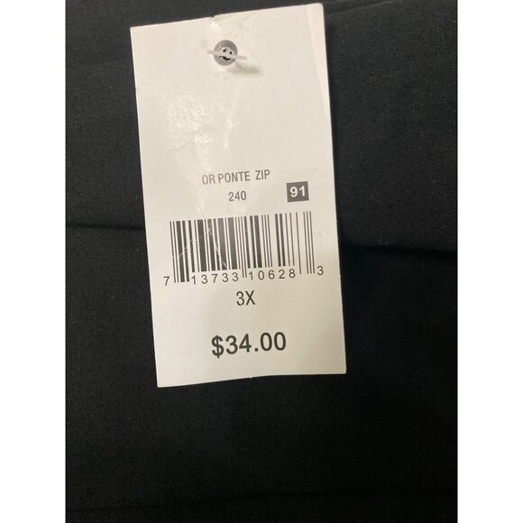 NWT Ophelia Roe Size 3X Skinny Mid Rise Slim Through Hip & Thigh skinny Leg - Picture 5 of 9